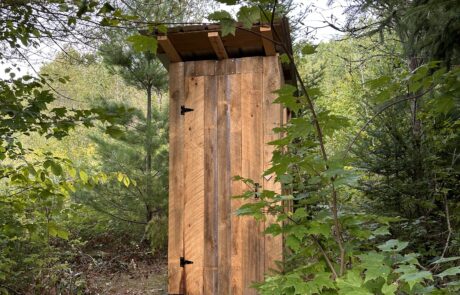 Juniper outhouse
