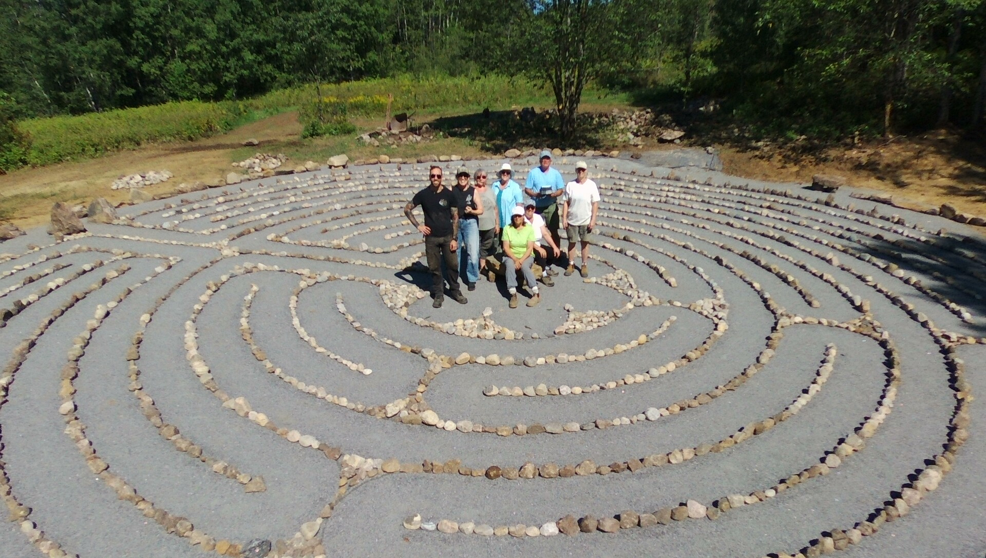 Labyrinth builders from Drone