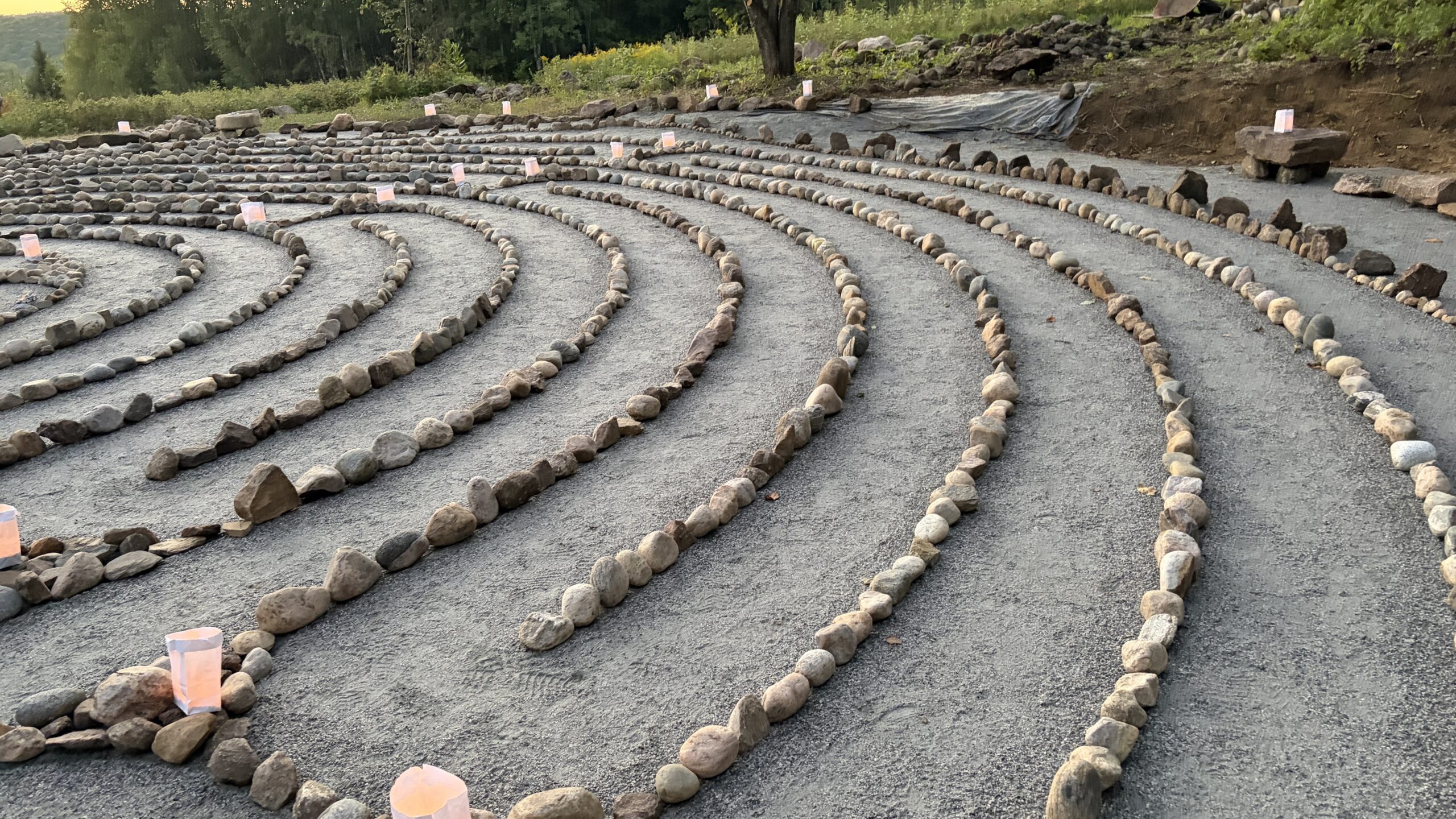 One quarter of Labyrinth in the evening